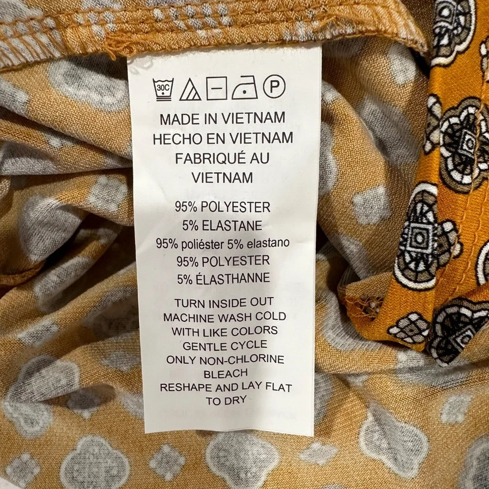 Michael Kors Women Design Cowl Neck Marigold Top Shirt - Size XL - NEW With Tags - Picture 16 of 16